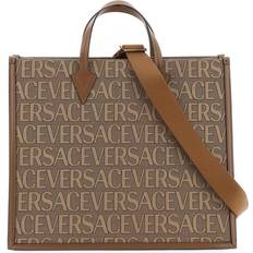 Versace Stilfuld Stor Tote Taske - Beige
