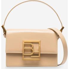 Læder Skuldertaske - Beige