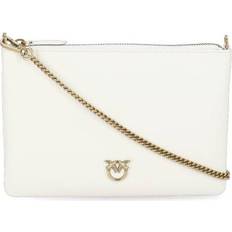 Blanco Bolsos bandolera Pinko Classic Flat Love Bag Simply, Blanc blanc-or antique, U