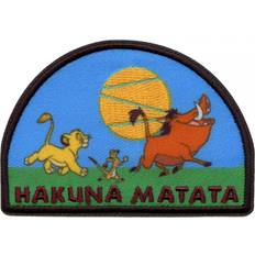 Toy Figures Lion King Hakuna Matata Patch Simba Disney No Worries Embroidered Iron On