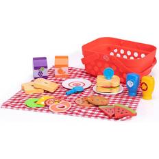 Pretendables Picnic Basket Imaginative Play for Ages 3 to 7 Fat Brain Toys