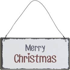 Ib Laursen Metalskilt Merry Christmas Juletræspynt