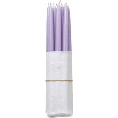 Morado Velas Broste Copenhagen Set de 10 Velas Antiguas Orchid Light Purple Vela