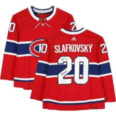 "Juraj Slafkovsky Montreal Canadiens Autographed Red Adidas Authentic Jersey with "2022 #1 Pick" Inscription"