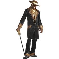 Supa Mac Daddy Pimp Costume Black