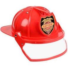 Red Headgear Aeromax firefighter helmet w/visor, red, adj