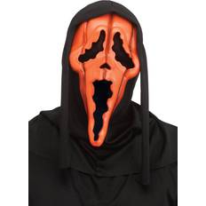 Masks on sale Fun World Ghost Face Pumpkin Adult Mask Black/Orange