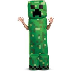 Verde Vestidos de fiesta Disguise Minecraft Inflatable Creeper Child Costume One