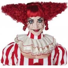 Short Wigs California Costumes Dark Red Creepy Clown Wig