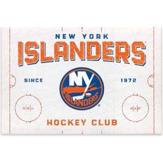 Open Road Brands New York Islanders 15'' 22'' Rink Canvas Wall Decor