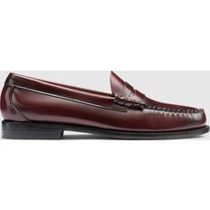 G.H.Bass Men's Larson Weejuns Moc-Toe Slip-On Loafers - Burgundy