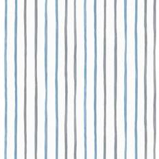 Laura Ashley Blue Wallpapers Laura Ashley Vliestapete Painterly Stripe Blue Blau FSC