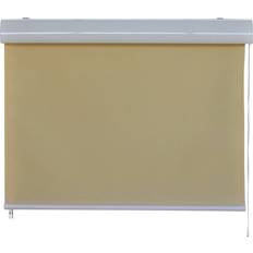 Sichtschutzrollo beige kassette 1.4x2.3m kassettenrollo jalousie