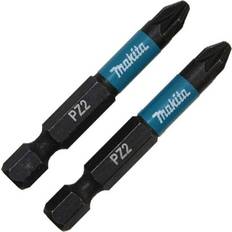 Makita B-63753 Impact Black Screwdriver Bit PZ2 50mm Pack of 2