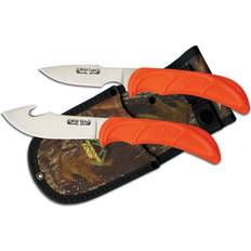 Wooden Grip Pocket Knives Outdoor Edge Wild-Pair Skinner/Caper Hunting Combo Pocket Knife