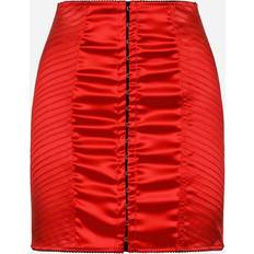 Dolce & Gabbana Stretch Satin Corset Mini Skirt