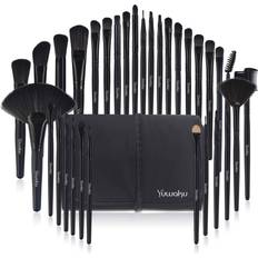 Branded Makeup brushes 32pcs, yuwaku professional makeup brush set, kabuki face eyes