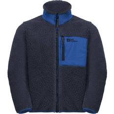 Blau Fleecejacken Jack Wolfskin Ice CURL