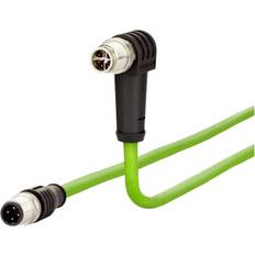 Kabler Metz Connect 142M2X1B010 M12 Netværkskabel, patchkabel CAT 6A S/FTP