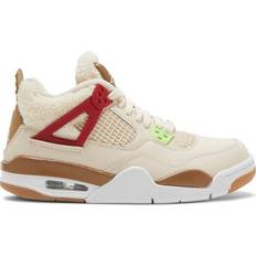 Nike Air Jordan 4 Retro Wild Things GS - Sail/University Red/Hemp/Barely Volt