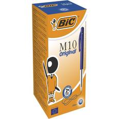 M10 Retractable Ballpoint Pen Blue 1.00mm 50-pack