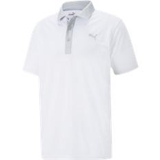 Puma Men's Gamer Golf Polo Shirt - Bright White/High Rise