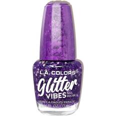 L.A. Colors Glitter Vibes Nail Polish CNL359 Purple-Razzi 13ml