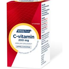 Nycoplus Vitamin C 200 mg Orange Flavour 80 st