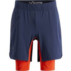 Kyllä - Sininen Shortsit Swix Pace Hybrid Shorts - Dark Navy/Lava