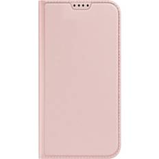 Rosa Klapphüllen Dux ducis Slim TPU Klapphülle für das iPhone 15 Pro Rosegold