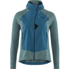 Klättermusen Overdele Klättermusen Women's Hugin Zip Hoodie, S, Frost Green/Monkshood Blue