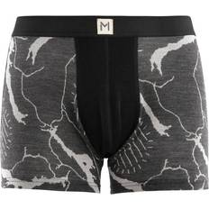 Gang & Vandring Underbukser Aclima Lars Monsen Boxer - Jet Black/Femunden Dark