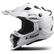 LS2 MX700 Subverter Evo Solid Motocross Helmet - White