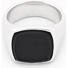 Tom Wood Ringe Tom Wood Cushion Black Onyx Ring Silver Silber Ringe Grösse: