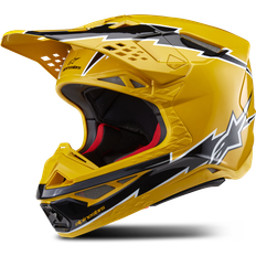 Accesorios de Motocicleta Alpinestars Casco Supertech S-m10 Ampress Yellow Glossy/black Ece2206