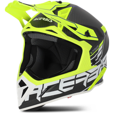 Acerbis Steel Carbon Motocross Helmet - Black/Yellow/White
