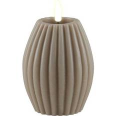 Deluxe Homeart gerillte kerze stearin LED-Licht