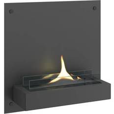 Tenderflame Solo 180 Vägghängd Öppen Spis Svart