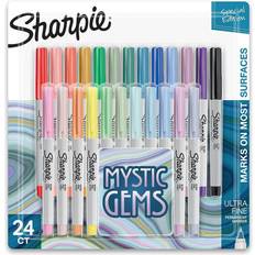 Water Resistant Pencils Sharpie Mystic Gems Ultra Fine Permanent Markers 24-pack