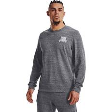 Under Armour Rival Terry Graphic Crew Grey