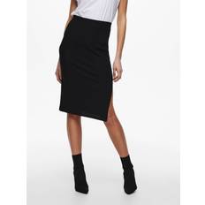 Only Nainen Hameet Only Onlemma Slit Skirt - Musta