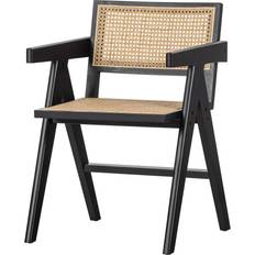 Woood Dining Rattan Wood Natural 80cm H X 54cm W X 54cm D Kitchen Chair