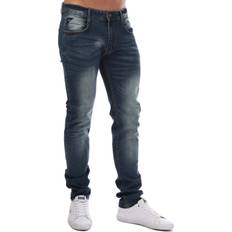 Duck and Cover Maylead Slim Fit Jeans Tinted Blue, 3230