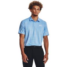 Under Armour Playoff 3.0 Print Mens Golf Polo, WHT COSMIC