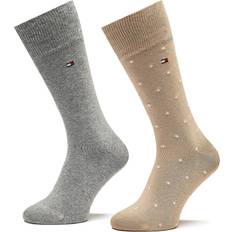 Tommy Hilfiger 2-pack Men Dot Socks Beige 39/42