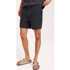 Superdry Shorts Superdry Leinen Shorts - Marineblau