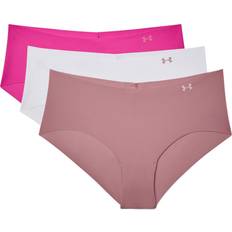 Under Armour Elastan/Lycra/Spandex Trosor Under Armour 3-pack Pure Stretch Hipster 1325 Pink/White