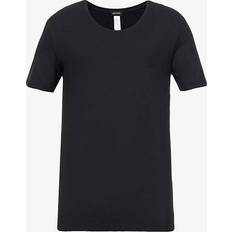 Hanro Overdele Hanro Cotton Superior SS Shirt - Black