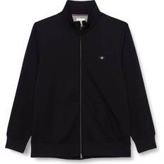 Gant full zip Gant Herr Shield zip sweatshirt Svart