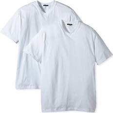 Schiesser Tøj Schiesser Essentials American T-shirts V-neck - White
